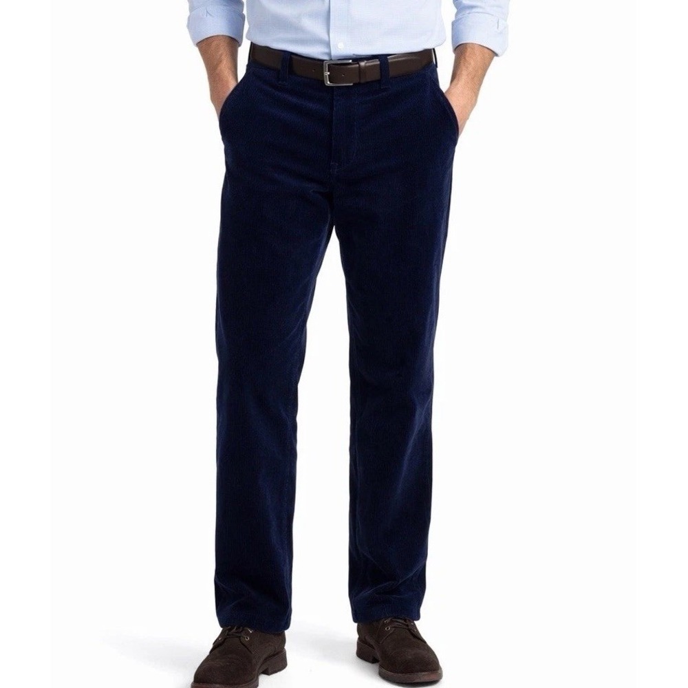 Polo Ralph Lauren Men's 34 x 30 Corduroy Pants Khaki Blue Label RN 41381